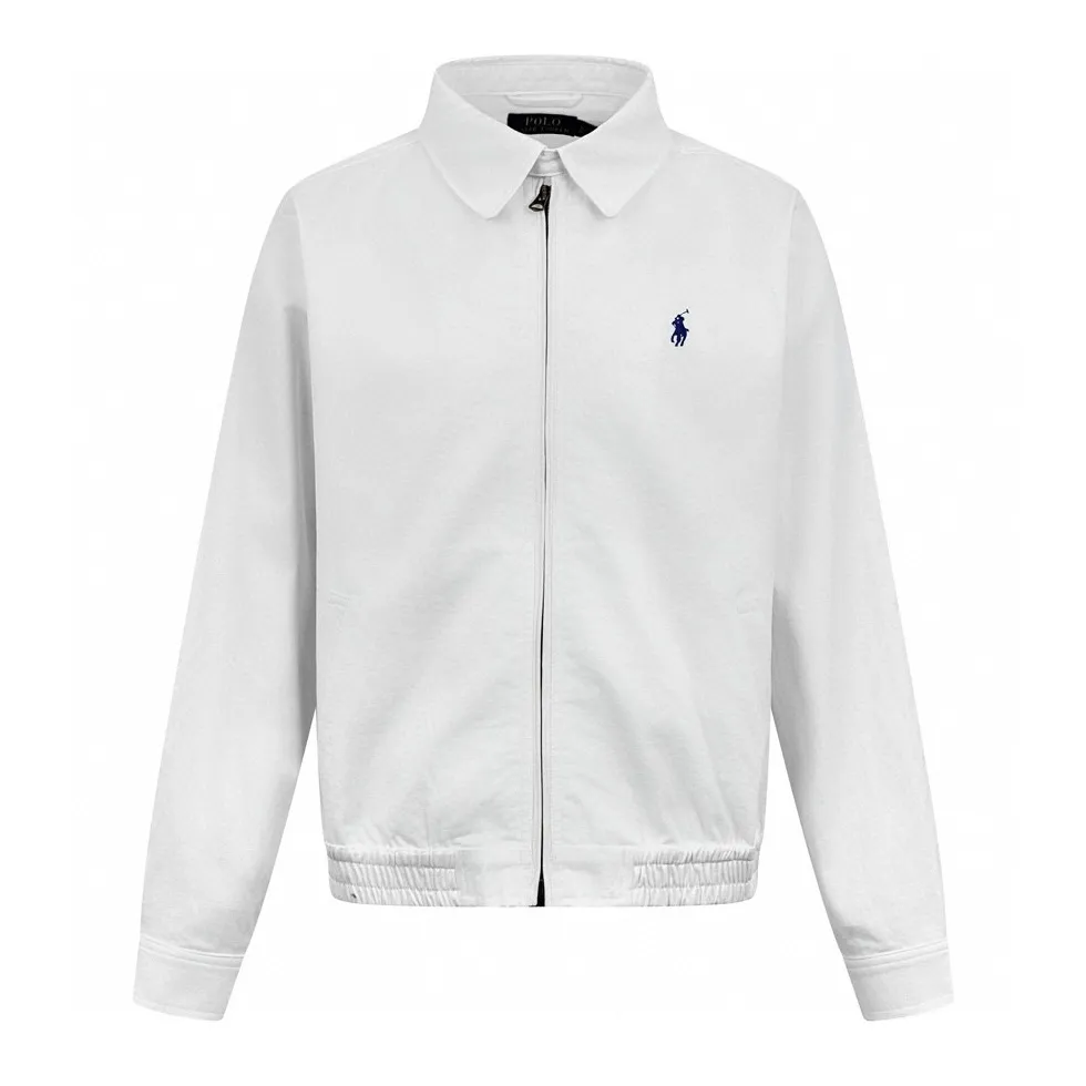 P460 Exclusive supply] Ralph Lauren pony embroidered zipper jacket (white). The original version was purchased for 4,161 and developed. The fabric is made of custom clouded white twill cotton. It is soft, silky and comfortable against the skin. Dressed in pure white, it exudes an innate elegance. The exquisite indigo pony logo is embellished. It is highly recognizable. It has an atmosphere of freedom and vitality. A symphony of pure and smart colors. Reconstruct the classic with a neat silhouette. Define modern relaxation with versatile genes, using imported machine embroidery technology. Use advanced computer control systems and precision mechanical components to achieve iconic pony embroidery operations. High precision. The lines are smooth and delicate. The template machine opens the bag. The preset template guides the position, shape and size of the bag. The accuracy ensures the quality of the bag opening effect. The hem is made in one go using a three-needle waist stretching machine. The special needle position and feeding mechanism of the machine are used to sew the elastic band and the fabric together in the same process. The three-needle design is more solid. It can distribute pressure evenly, ensure that the elastic band and the fabric are closely attached, and the fabric has been washed carefully to have a better hand feel and texture, not easy to deform, not easy to shrink, not easy to fade, and maintain long-term beauty. Size:S/M/L/XL